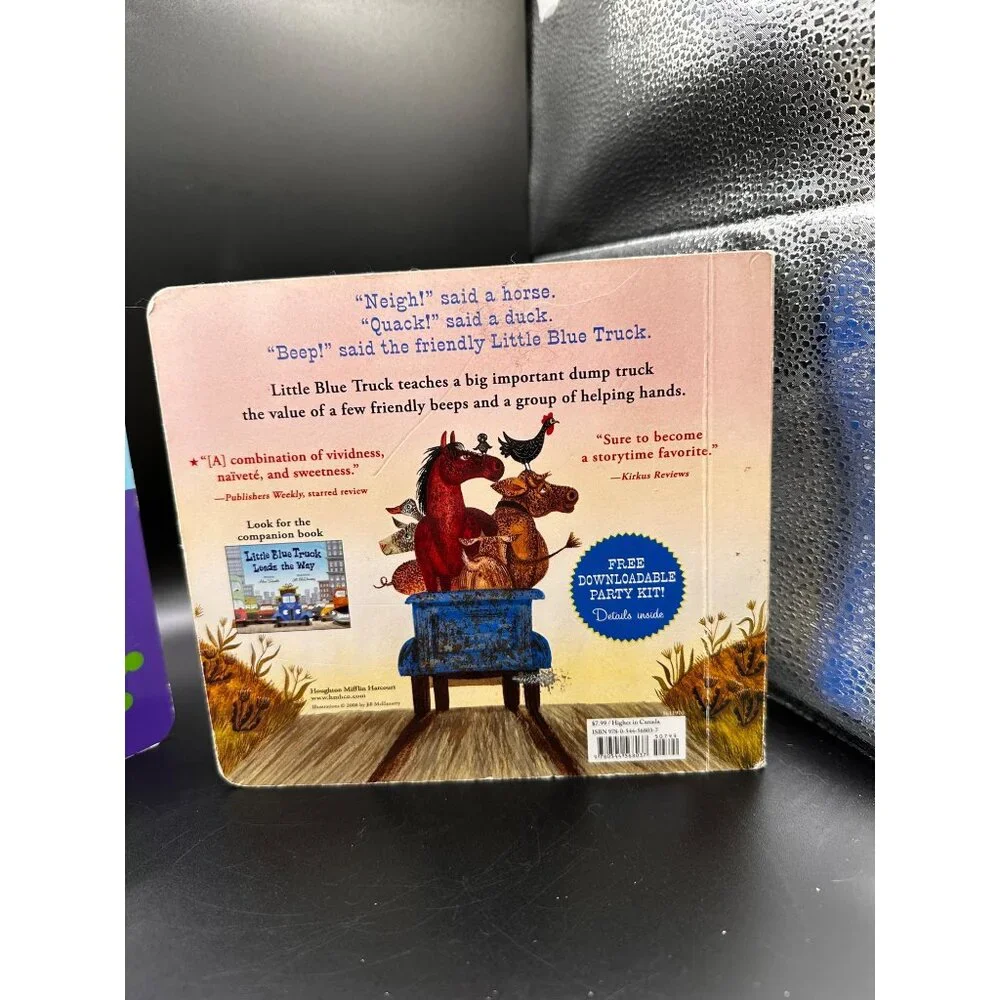 4 Board Books Baby Einstein Dr. Seuss‎ Little Blue Truck Good Night Mermaids